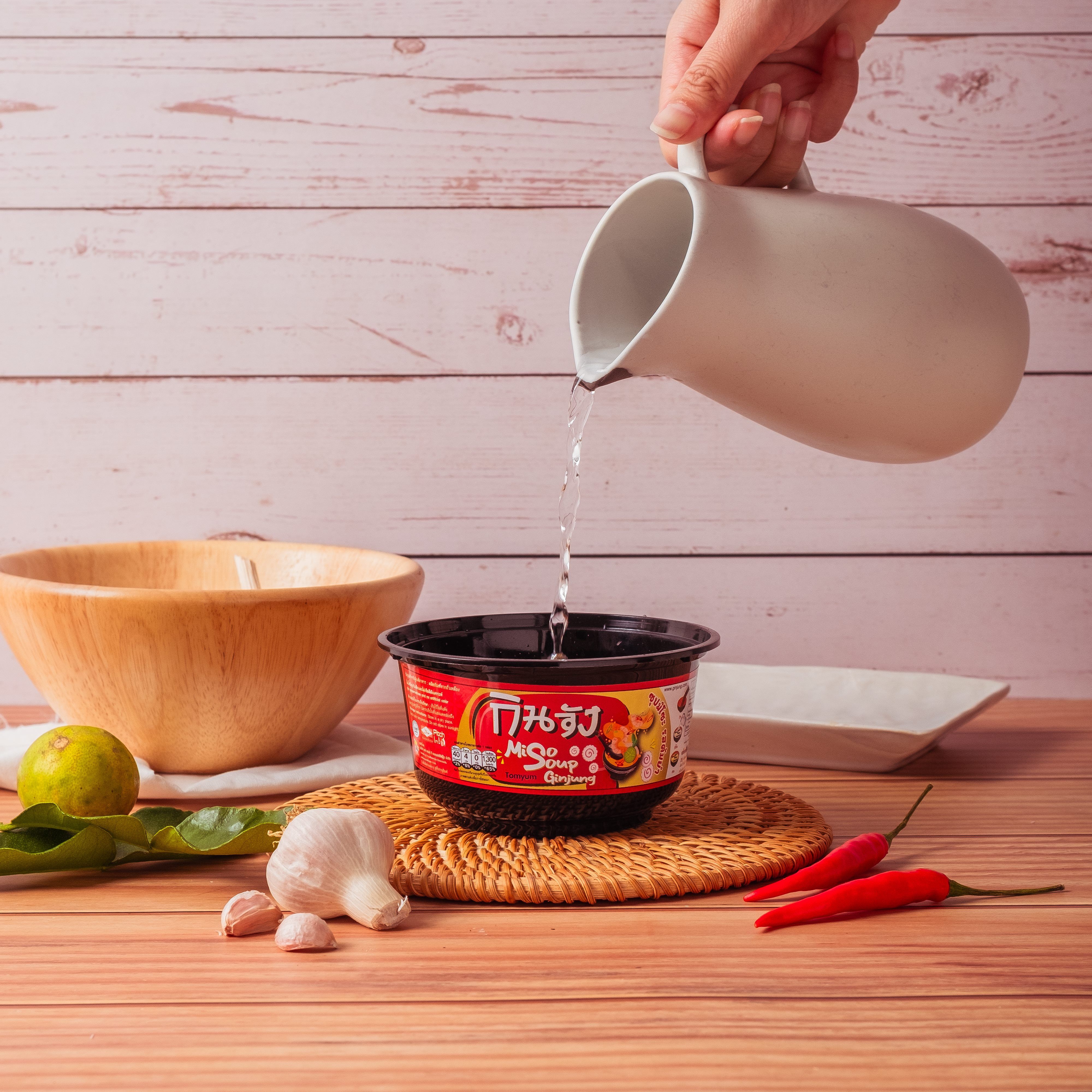 กินจัง มิโซะซุป รสต้มยำ